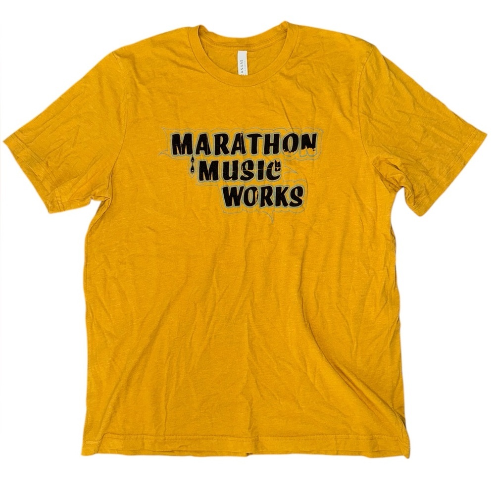Marathon Music Works Yellow Short Sleeve T-Shirt XL
